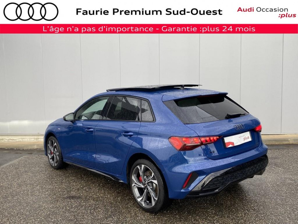 Acheter Audi A3 Sportback A3 Sportback TFSI e Hybride rechargeable 272 S tronic 6 S line 5p occasion dans les concessions du Groupe Faurie