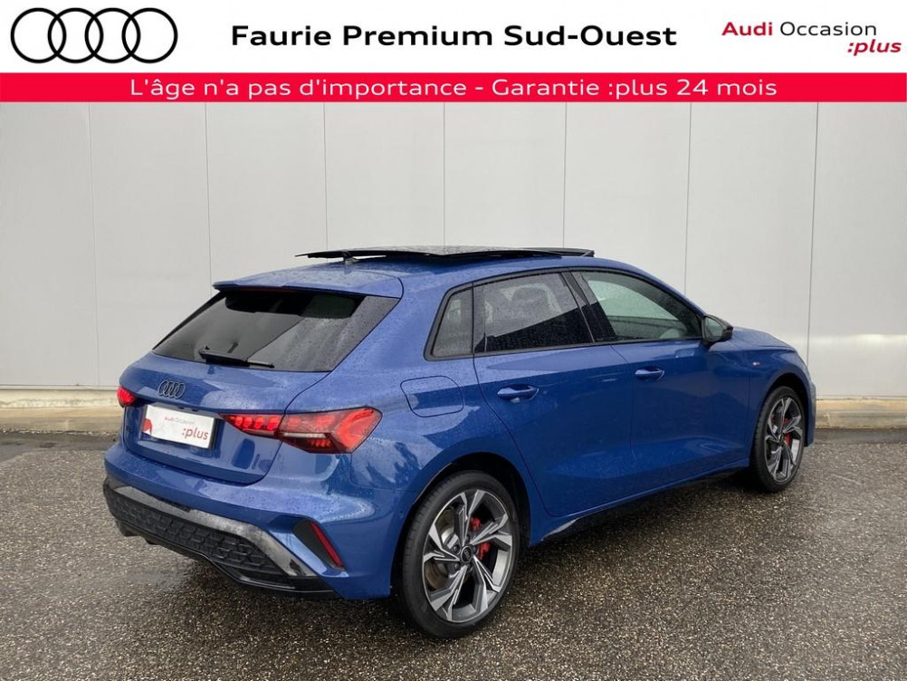 Acheter Audi A3 Sportback A3 Sportback TFSI e Hybride rechargeable 272 S tronic 6 S line 5p occasion dans les concessions du Groupe Faurie