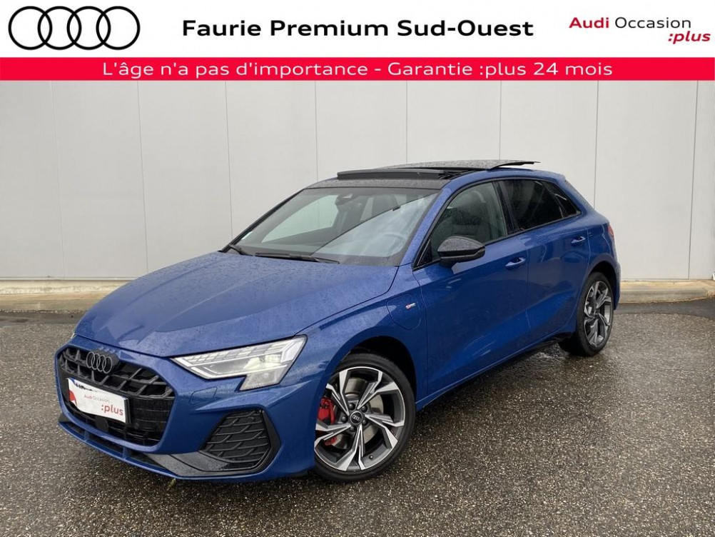 Acheter Audi A3 Sportback A3 Sportback TFSI e Hybride rechargeable 272 S tronic 6 S line 5p occasion dans les concessions du Groupe Faurie