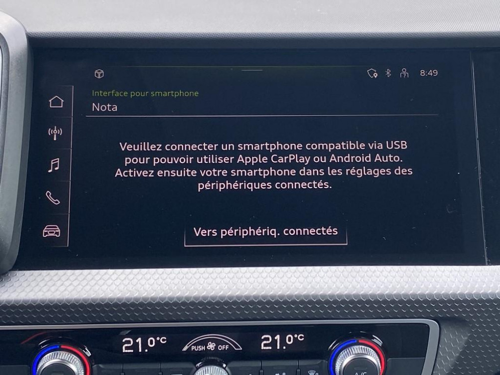 Acheter Audi A1 Sportback A1 Sportback 30 TFSI 110 ch S tronic 7 Advanced 2 5p occasion dans les concessions du Groupe Faurie