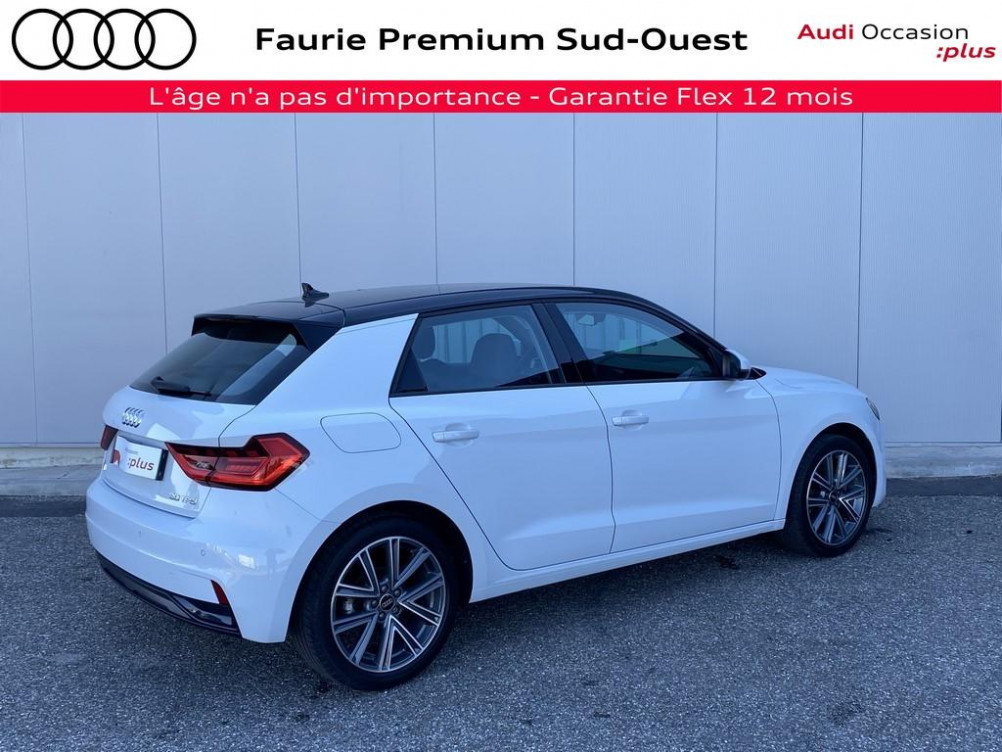 Acheter Audi A1 Sportback A1 Sportback 30 TFSI 110 ch S tronic 7 Advanced 2 5p occasion dans les concessions du Groupe Faurie