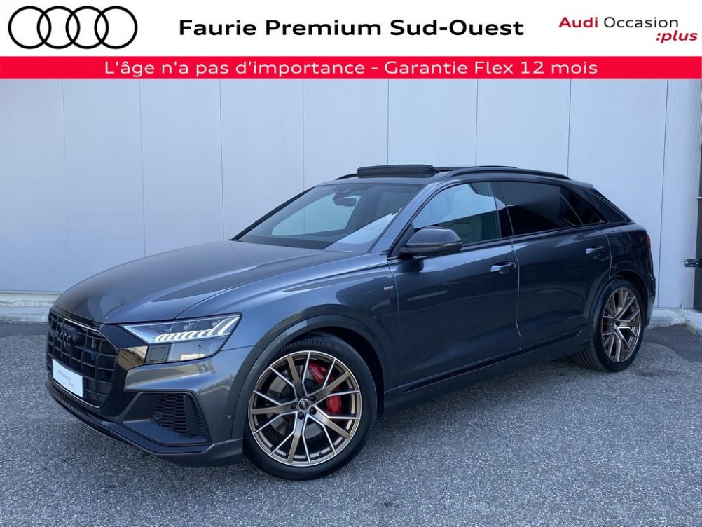 Acheter Audi Q8 Q8 60 TFSI e 462 Tiptronic 8 Quattro Compétition 5p occasion dans les concessions du Groupe Faurie