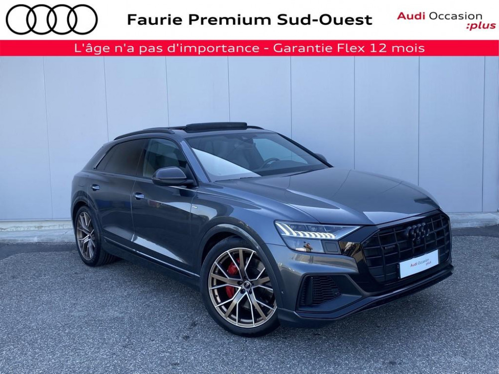 Acheter Audi Q8 Q8 60 TFSI e 462 Tiptronic 8 Quattro Compétition 5p occasion dans les concessions du Groupe Faurie