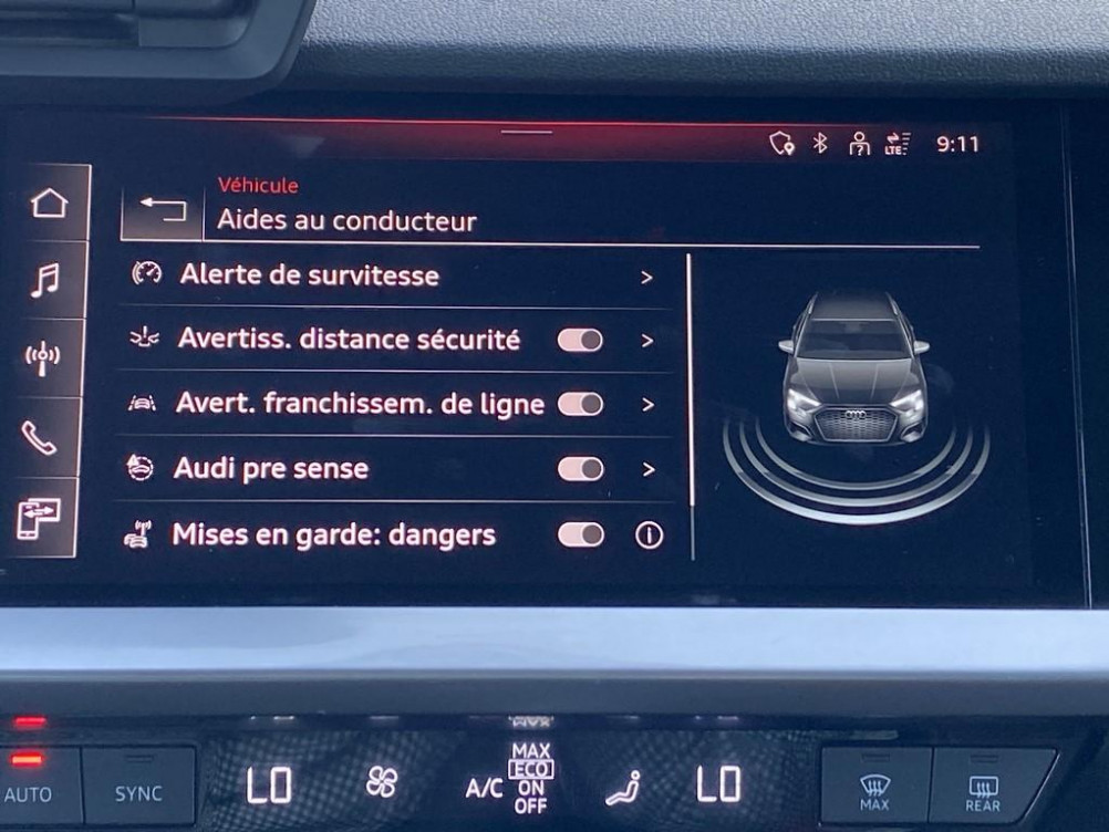 Acheter Audi A3 Sportback A3 Sportback 40 TFSIe 204 S tronic 6 S Line 5p occasion dans les concessions du Groupe Faurie