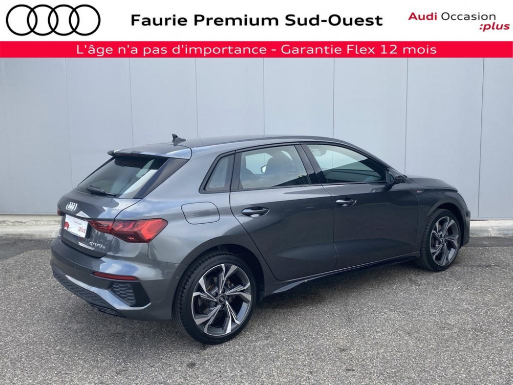 Acheter Audi A3 Sportback A3 Sportback 40 TFSIe 204 S tronic 6 S Line 5p occasion dans les concessions du Groupe Faurie