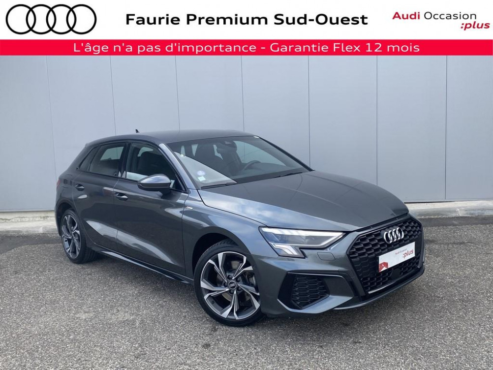 Acheter Audi A3 Sportback A3 Sportback 40 TFSIe 204 S tronic 6 S Line 5p occasion dans les concessions du Groupe Faurie