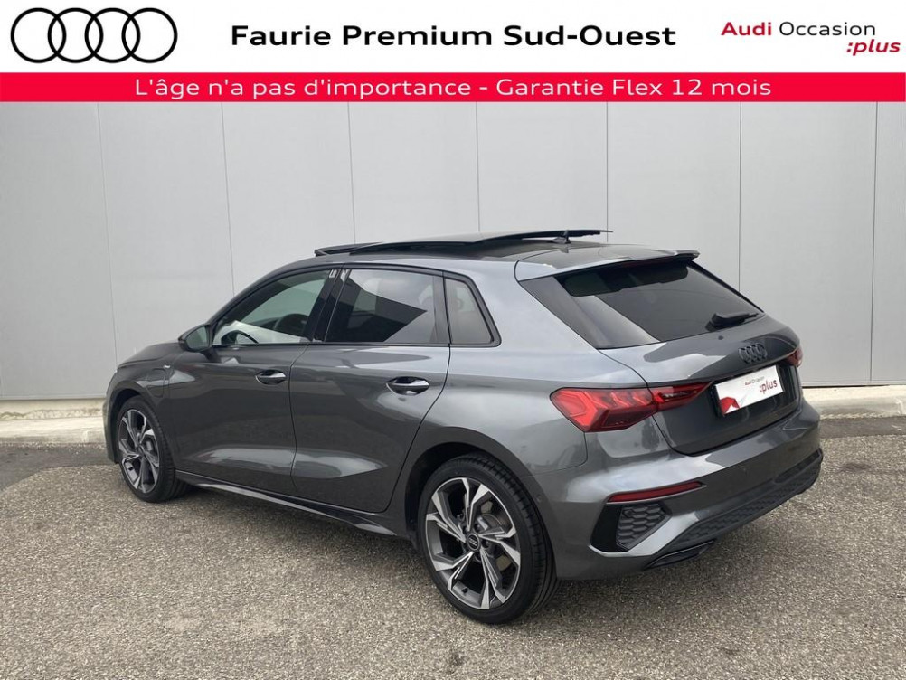 Acheter Audi A3 Sportback A3 Sportback 40 TFSIe 204 S tronic 6 S Line 5p occasion dans les concessions du Groupe Faurie