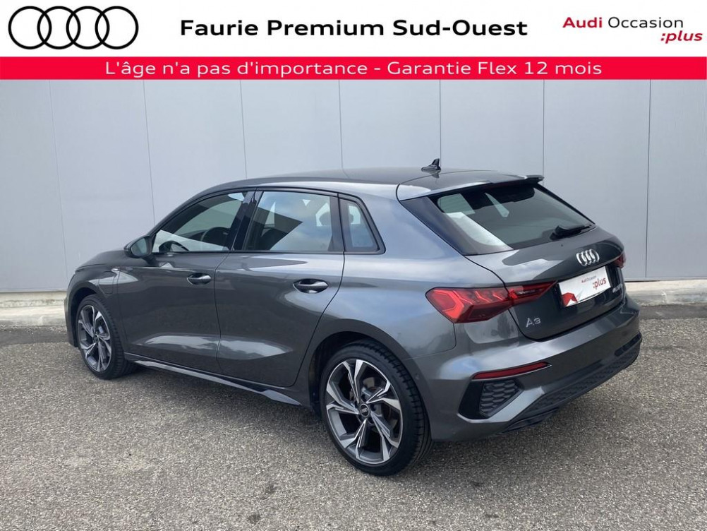 Acheter Audi A3 Sportback A3 Sportback 40 TFSIe 204 S tronic 6 S Line 5p occasion dans les concessions du Groupe Faurie