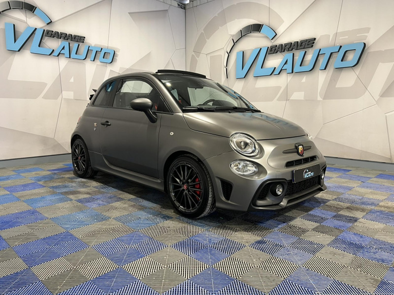 Abarth 500c Cabriolet 595 1.4 Turbo 16V T-Jet 180 ch BVM5 Competizione ESSENCE Gris Occasion à vendre