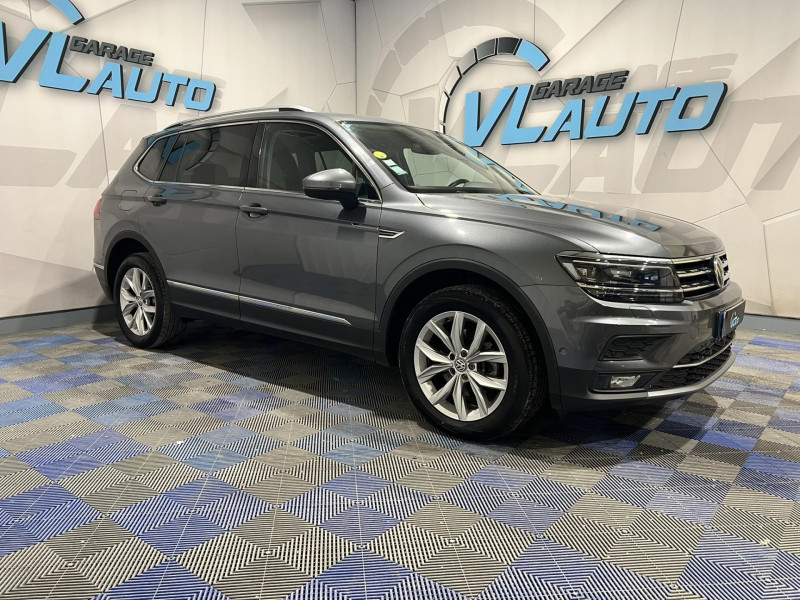 Volkswagen Tiguan Allspace 2.0 TDI 150 DSG7 Carat 7 Places DIESEL Gris Occasion à vendre