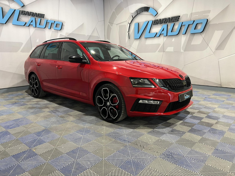 Skoda Octavia combi 2.0 TSI 245 ch DSG7 RS ESSENCE Rouge Occasion à vendre