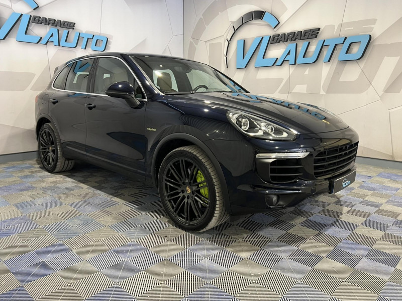 Porsche CAYENNE 3.0 V6 416 ch S E-Hybrid Tiptronic BVA Hybride Bleu Occasion à vendre