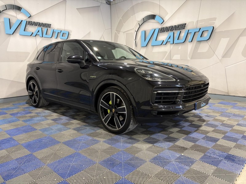 Porsche CAYENNE E-Hybrid 3.0 V6 462 ch Tiptronic BVA S Hybride NOIR Occasion à vendre