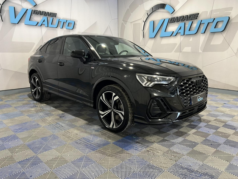 Audi Q3 SPORTBACK 45 TFSIe 245 ch S tronic 6 S line Hybride Noir Occasion à vendre