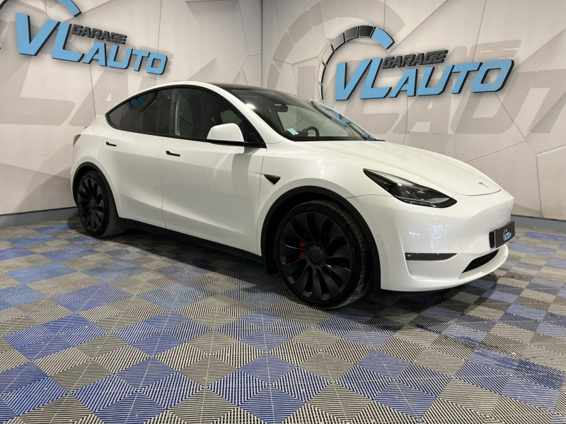 Tesla MODEL Y AWD Performance ELECTRIQUE BLANC Occasion à vendre