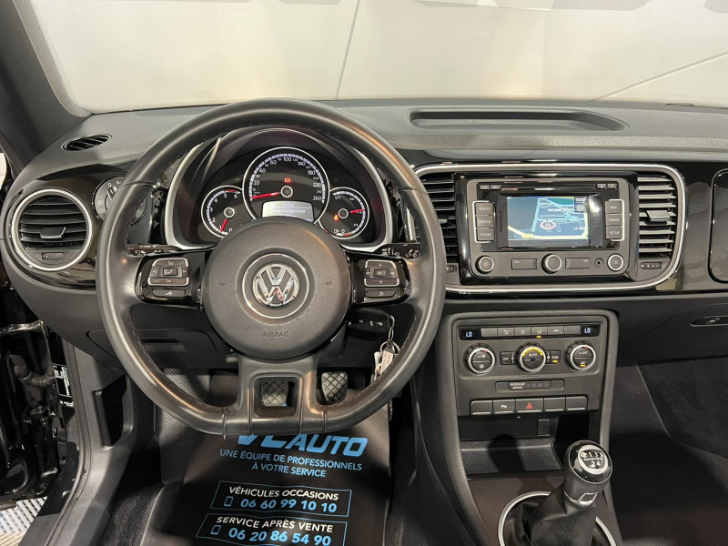 Photo 14 de l'offre de VOLKSWAGEN COCCINELLE CABRIOLET 1.6 TDI 105 FAP Vintage à 16990€ chez VL Auto