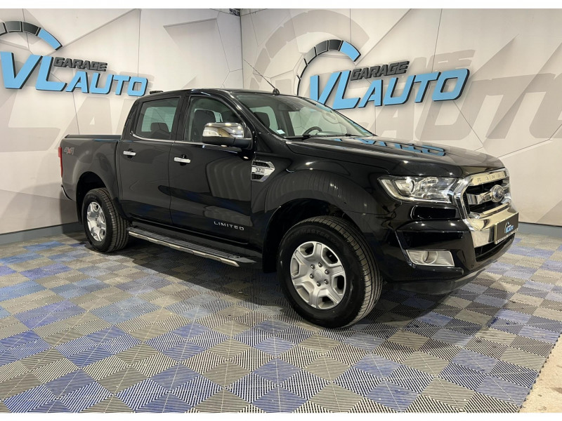 Ford RANGER Double Cabine 3.2 TDCi 200 4X4 BVA6 LIMITED DIESEL Noir Occasion à vendre
