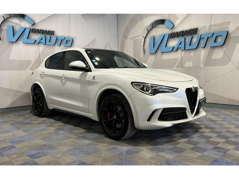 Alfa Romeo STELVIO 2.9 V6 510ch AT8 Quadrifoglio ESSENCE Blanc Occasion à vendre