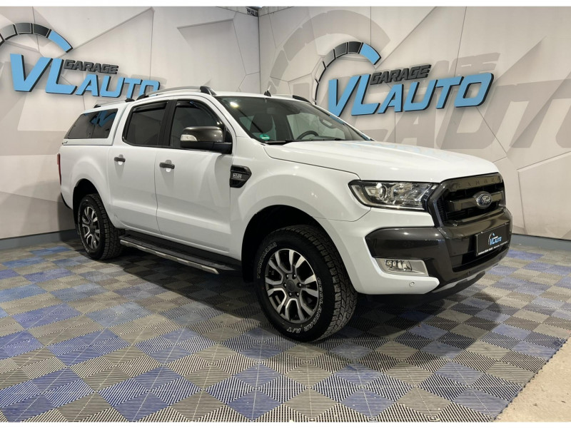 Ford RANGER Double Cabine 3.2 TDCi 200 4X4 BVA6 WILDTRAK DIESEL Blanc Occasion à vendre