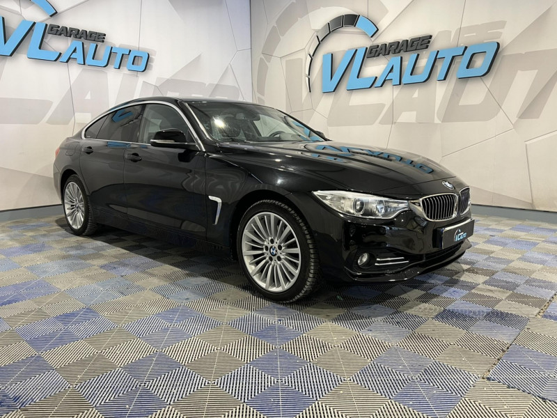 Bmw Serie 4 Gran Coupé 420i 184 ch F36 Luxury BVA ESSENCE Noir Occasion à vendre