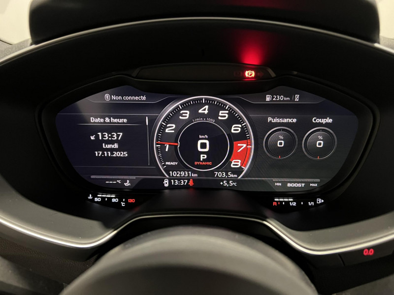 Photo 11 de l'offre de AUDI TT 45 TFSI 245 S tronic 7 Quattro S line à 30990€ chez VL Auto