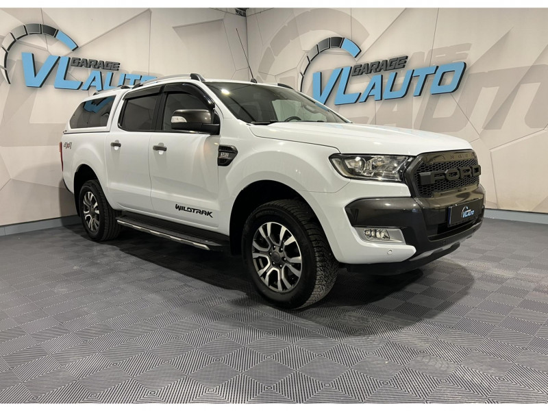 Ford RANGER  Double Cabine 3.2 TDCi 200 4X4 BVA6 WILDTRAK DIESEL Blanc Occasion à vendre