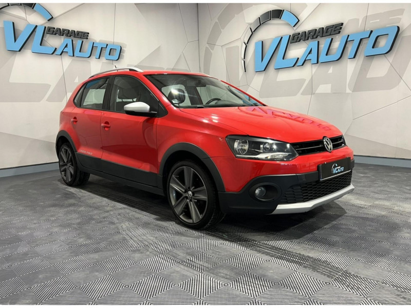 Volkswagen POLO 1.6 TDI 90 CR FAP Cross Polo DIESEL Rouge Occasion à vendre