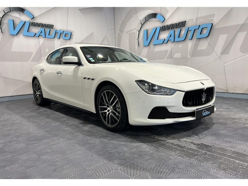 Maserati GHIBLI 3.0 V6 330 BVA ESSENCE BLANC Occasion à vendre