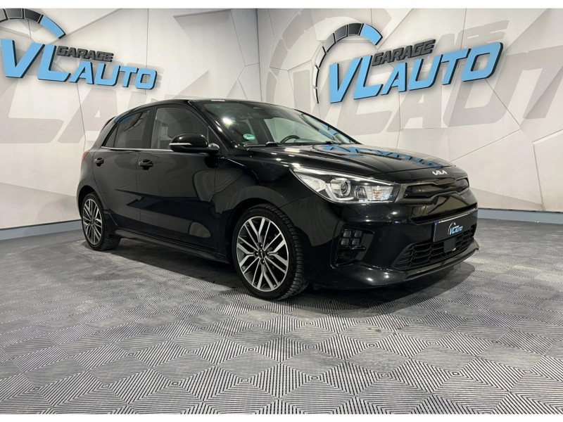 Kia RIO 1.0 T-GDi 100 ch MHEV iBVM6 GT Line Premium ESSENCE Noir Occasion à vendre