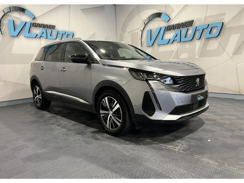 Peugeot 5008  BlueHDi 130ch S&S EAT8 Allure Pack 7 Places DIESEL Gris Occasion à vendre