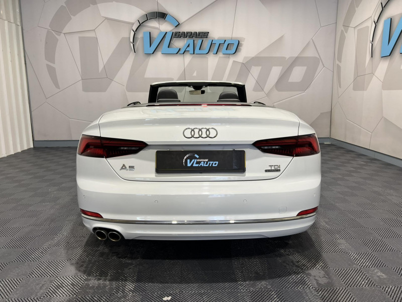 Photo 4 de l'offre de AUDI A5 Cabriolet V6 3.0 TDI 218 S tronic 7 Quattro Design à 27990€ chez VL Auto