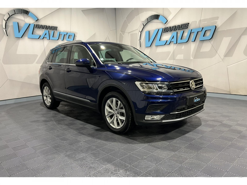 Volkswagen TIGUAN 2.0 TDI 190 DSG7 4Motion Carat DIESEL Bleu Occasion à vendre