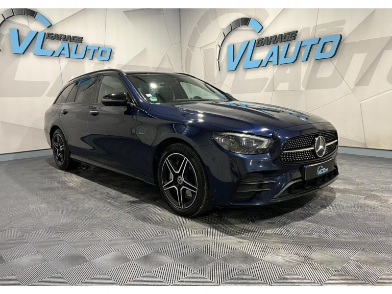 Mercedes-Benz CLASSE E BREAK 300 de 9G-Tronic AMG Line Hybride Bleu Occasion à vendre