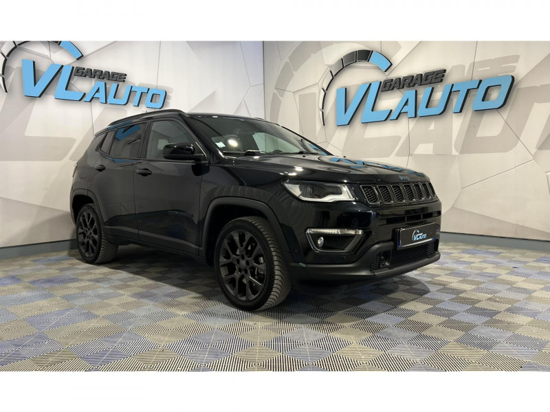 Jeep COMPASS 1.3 PHEV T4 240 ch 4xe eAWD S Hybride NOIR Occasion à vendre