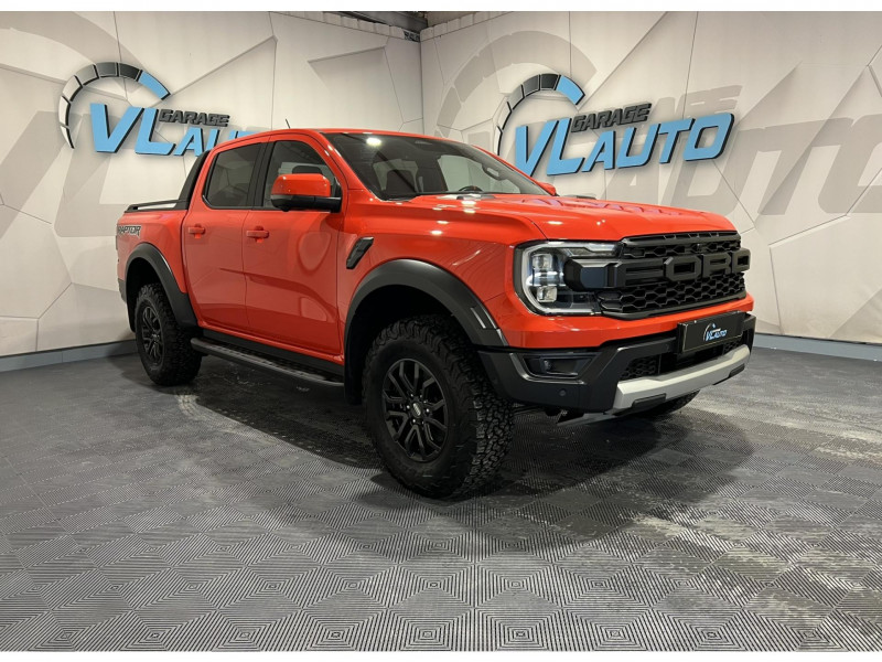 Ford RANGER Double Cabine 3.0 ECOBOOST V6 292 CH S&S BVA10 RAPTOR ESSENCE ORANGE Occasion à vendre