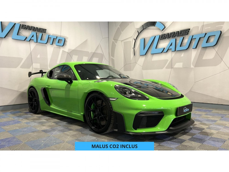 Porsche 718 CAYMAN 718 (982) CAYMAN 4.0 GT4 500 RS PDK ESSENCE Vert Occasion à vendre