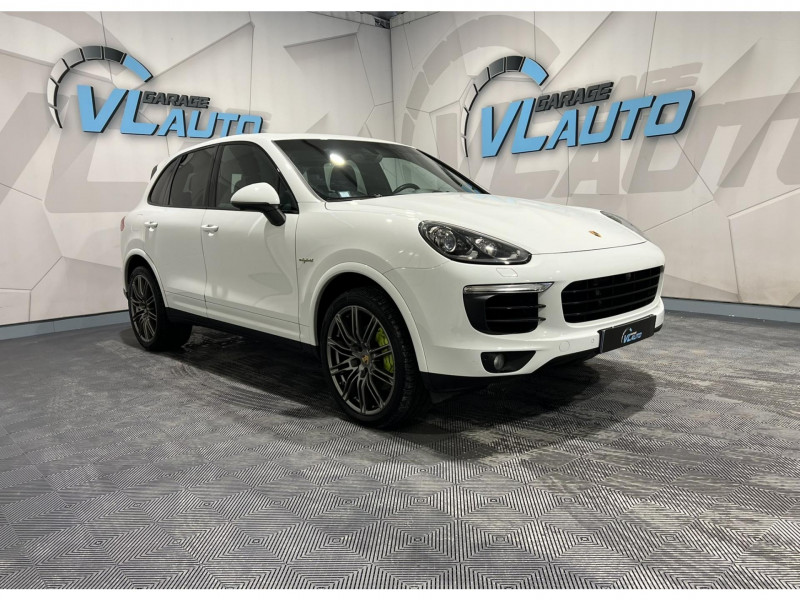 Porsche CAYENNE 3.0 V6 416 ch S E-Hybrid Tiptronic A Hybride BLANC Occasion à vendre
