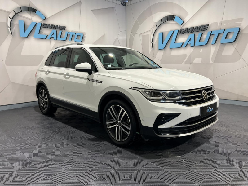 Volkswagen TIGUAN 2.0 TDI 150ch DSG7 Elegance DIESEL BLANC Occasion à vendre