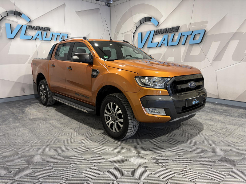 Ford RANGER DOUBLE CABINE 3.2 TDCi 200 4X4 BVA6 WILDTRAK DIESEL ORANGE Occasion à vendre