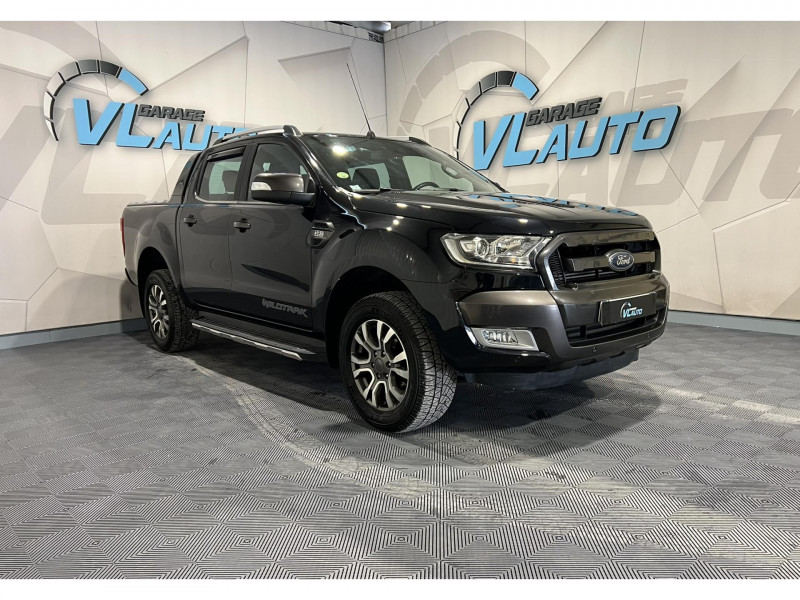 Ford RANGER  3.2 TDCi 200 4X4 BVA6 WILDTRAK DIESEL NOIR Occasion à vendre