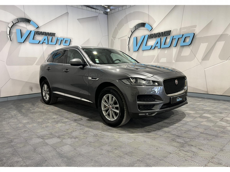 Jaguar F-PACE  2.0 D - 180 ch AWD BVA8 Prestige DIESEL GRIS Occasion à vendre