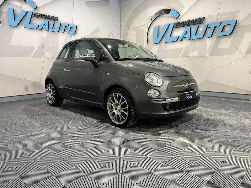 Fiat 500  1.2 8V 69 ch Lounge ESSENCE GRIS Occasion à vendre