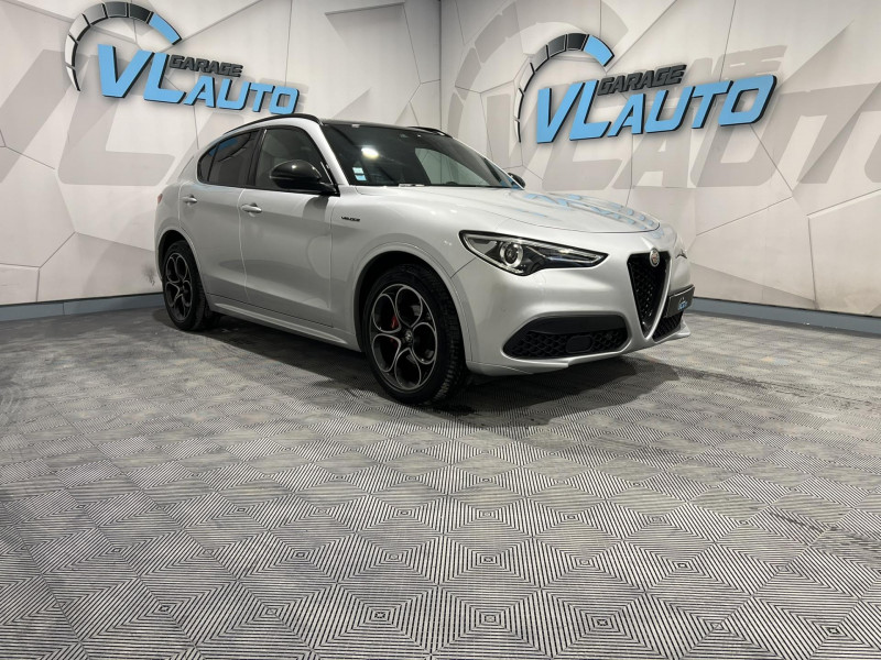 Alfa Romeo STELVIO  2.2 210 ch Q4 AT8 Veloce DIESEL GRIS Occasion à vendre