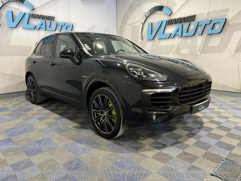 Porsche CAYENNE 3.0 V6 416 ch S E-Hybrid Tiptronic BVA Hybride NOIR Occasion à vendre