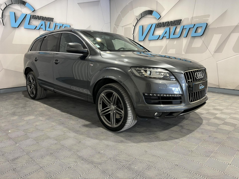 Audi Q7  3.0 V6 TDI 204 DPF 7 pl Quattro S Line Tiptronic BVA DIESEL Gris Occasion à vendre