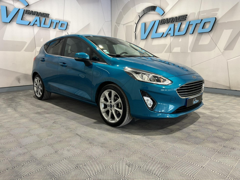Ford FIESTA 1.0 EcoBoost 100 ch S&S BVM6 Titanium ESSENCE BLEU Occasion à vendre
