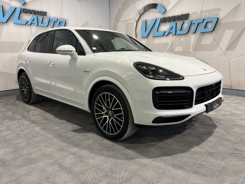 Porsche CAYENNE  E-Hybrid 3.0 V6 462 ch Tiptronic BVA S Hybride BLANC Occasion à vendre