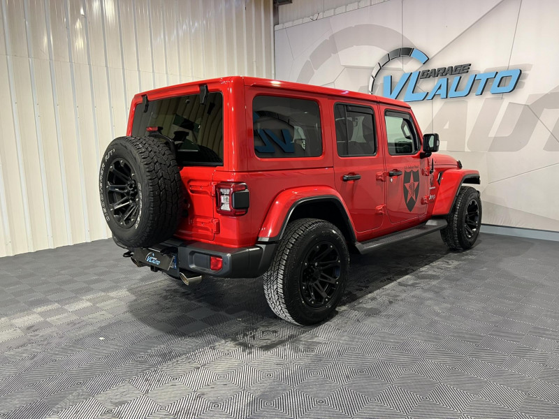 Photo 5 de l'offre de JEEP WRANGLER  Unlimited 2.0 l T 272 ch 4x4 BVA8 Sahara à 49990€ chez VL Auto