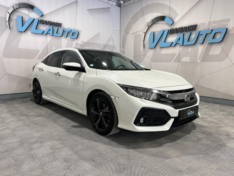 Honda CIVIC 1.5 i-VTEC - BV CVT 4P Exclusive  ESSENCE BLANC Occasion à vendre