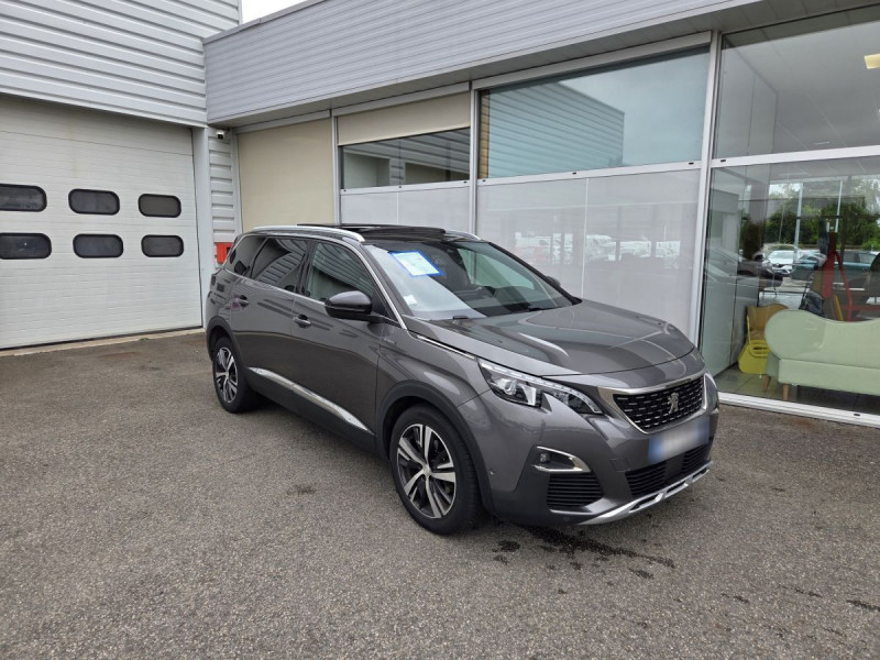 Peugeot 5008 (2) 1.6 BLUEHDI 120 S&S EAT6 GT LINE Diesel Gris foncé Occasion à vendre